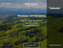 Tablet Screenshot of herlisberg.ch